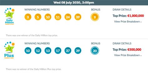 daily million lottery results